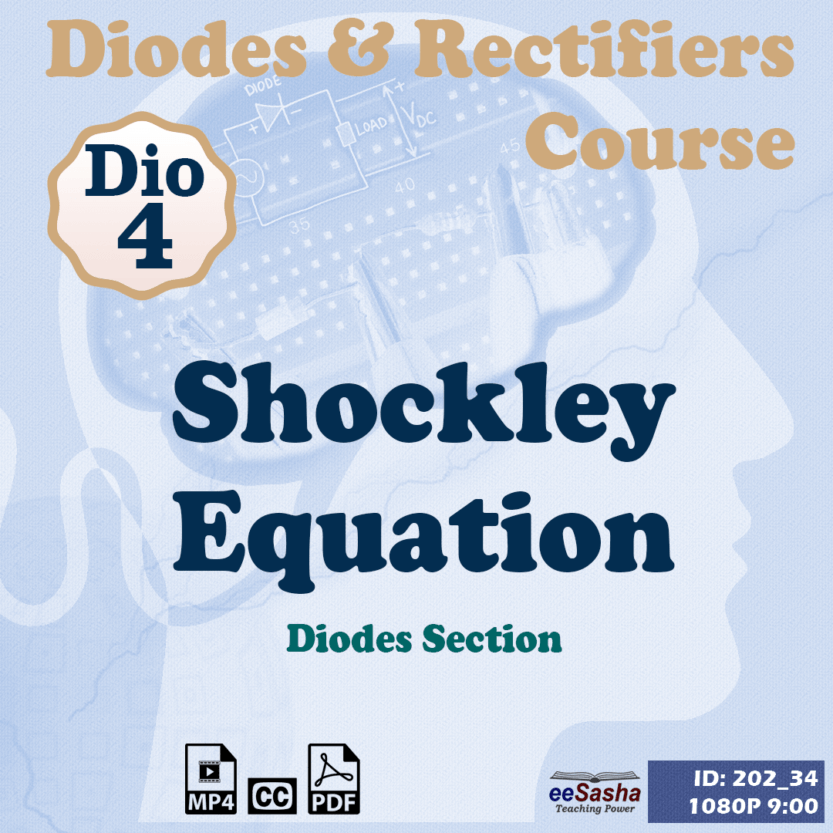 Shockley Equation Eesasha Electrical Engineering Courses