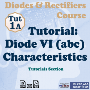 Diode VI Characteristics Tutorial, parts abc