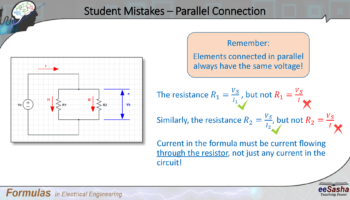 eeSasha Formula Slides - Parallel Circuit Mistakes