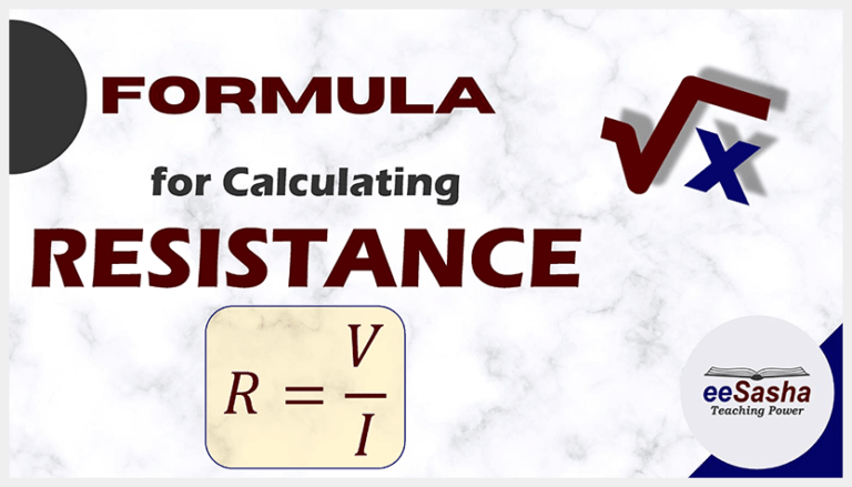 Electrical Formula For Calculating Resistance Eesasha Electrical