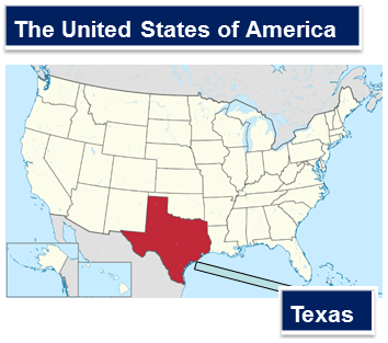 Texas - A state in the US